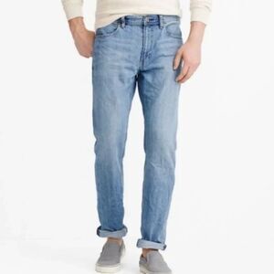 JCrew Mens Sutton Blue Jeans 34x34 Light Wash